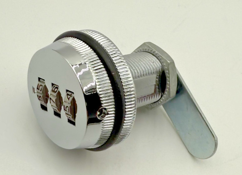 Admiral Locks Combination Cam Lock 1/8in Silver Pack of 5