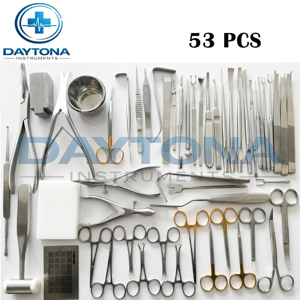 Rhinoplasty set of 53 Pcs, Nose Surgery Plastic surgery instruments
