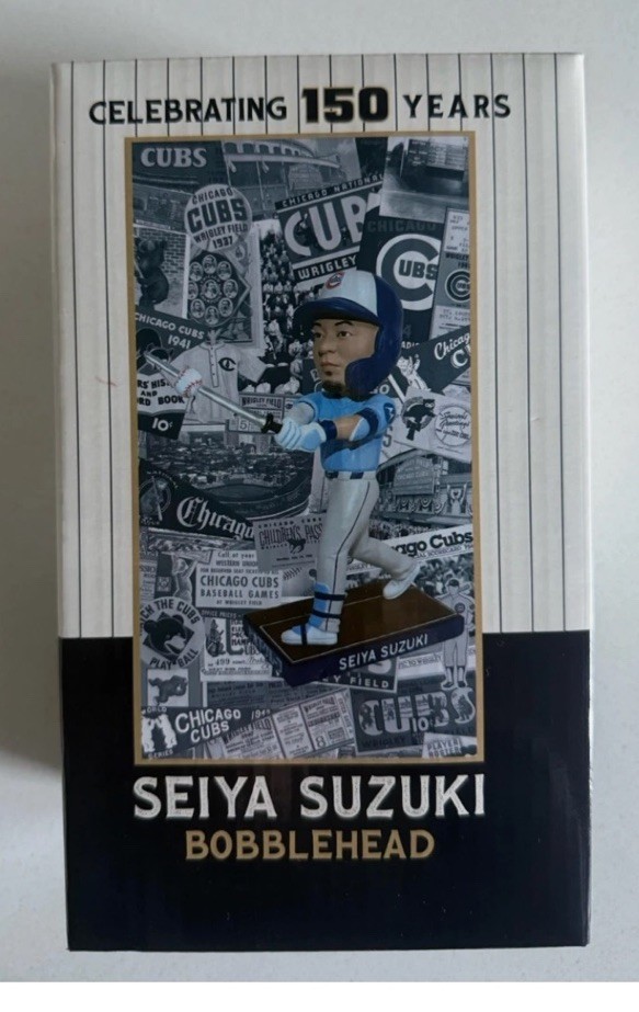 Seiya Suzuki Bobblehead Chicago Cubs Giveaway 9/14/26 SGA New In Box Seiya Suzuki Bobblehead Chicago Cubs Giveaway 9/14/26 SGA New In Box