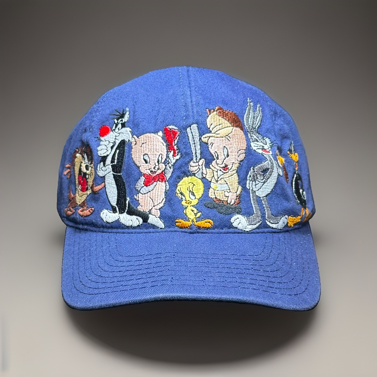 Vintage 1991 Acme Clothing Looney Tunes Snapback Hat Merrie Melodies MADE IN USA