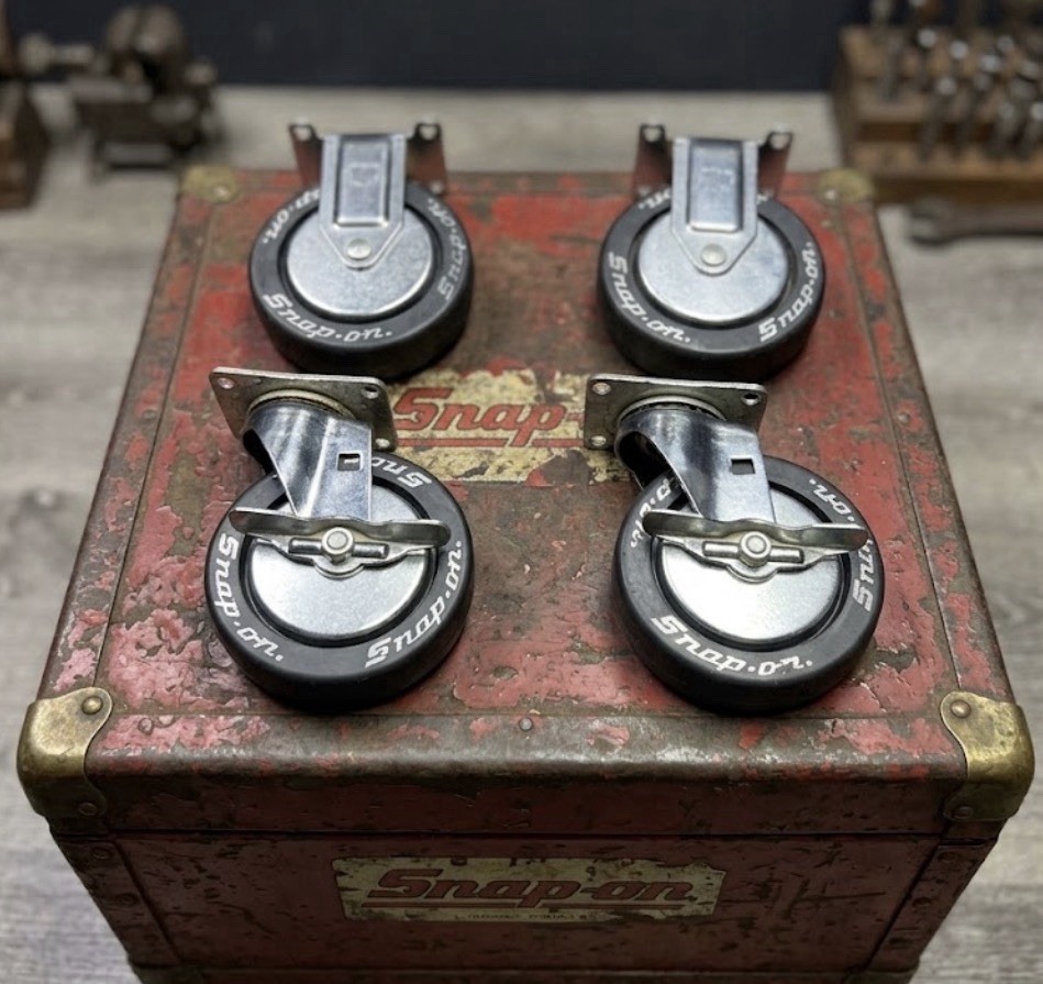 Vintage Snap On Faultless 7700-5 Toolbox Caster Wheels Set of 4 
