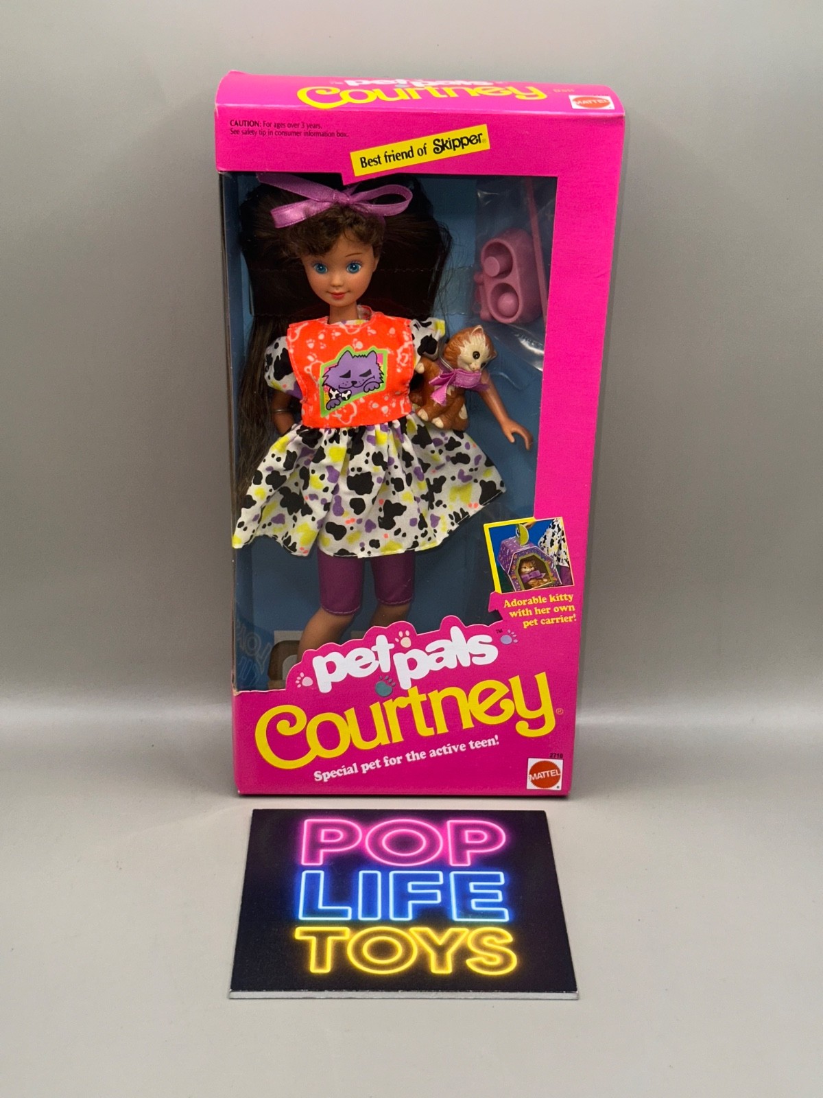 Vintage 1991 Mattel Barbie “Pet Pals Courtney” #2710 *NRFB*