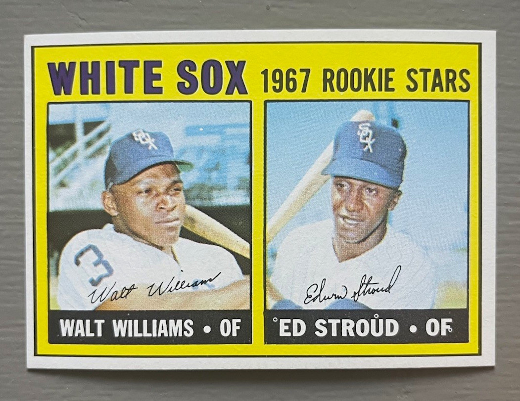 Topps Vintage 1967 Topps White Sox Rookie Stars Williams Stroud #598 RC High #