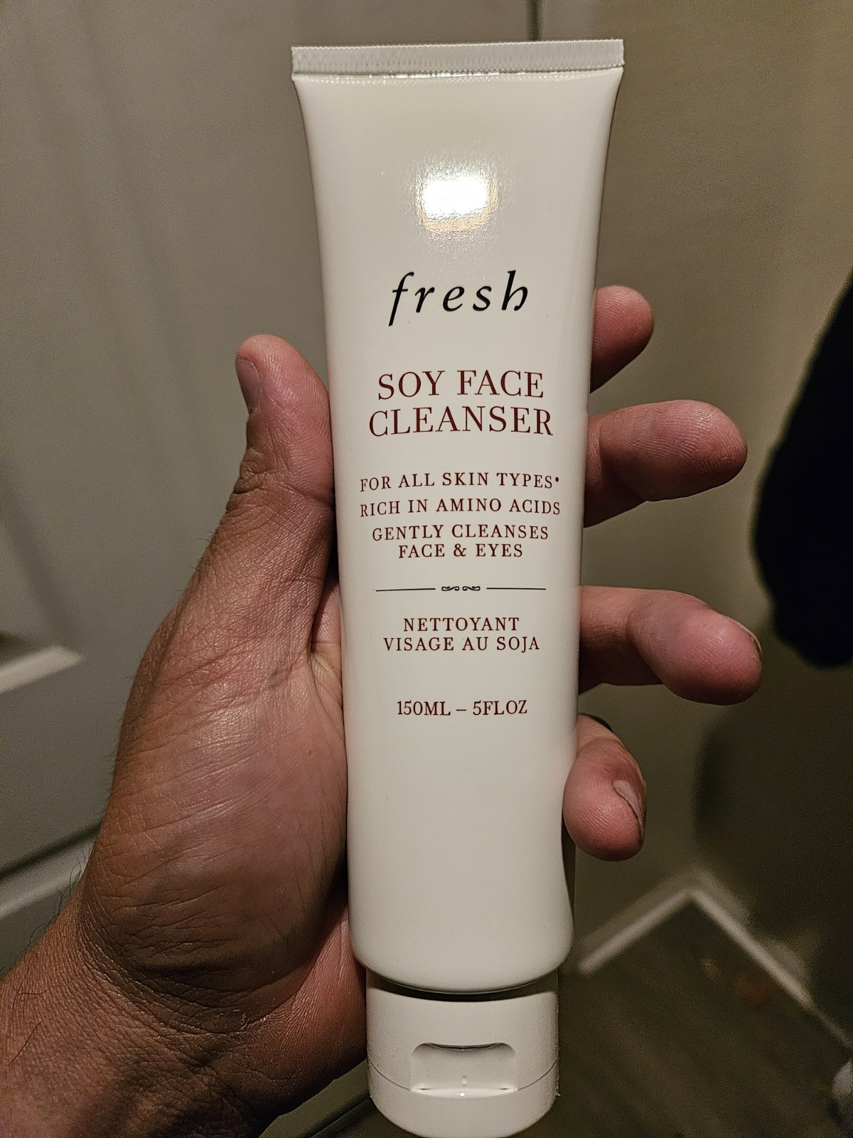 Fresh Soy Face Cleanser Gel pH Balanced Makeup Remover Face & Eyes 5 fl oz
