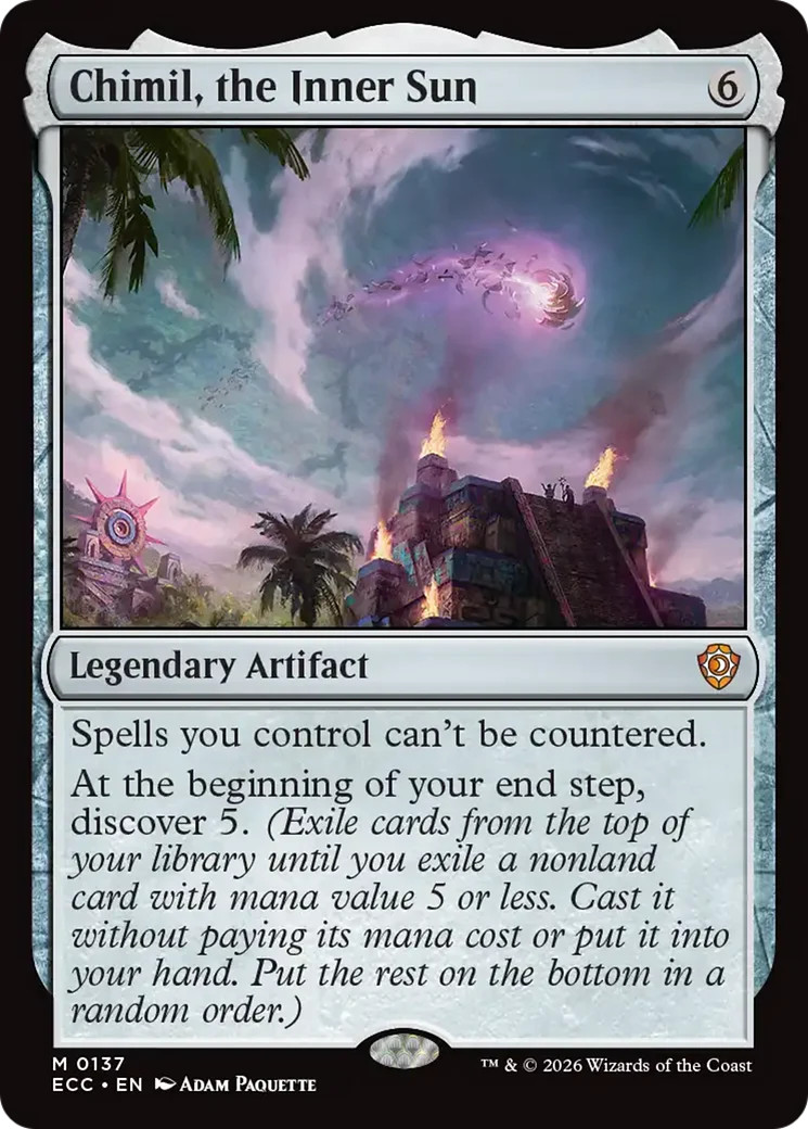 MTG Chimil, the Inner Sun [Lorwyn Eclipsed Commander] Near Mint Magic