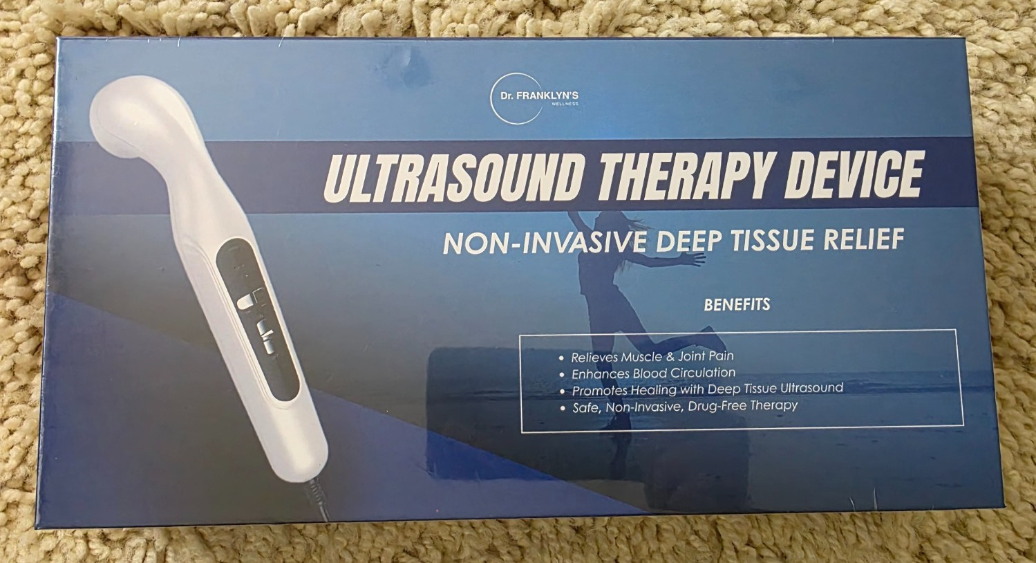 ULTRASOUND THERAPY DEVICE NON-INVASIVE DEEP TISSUE RELIEF-NEW IN BOX