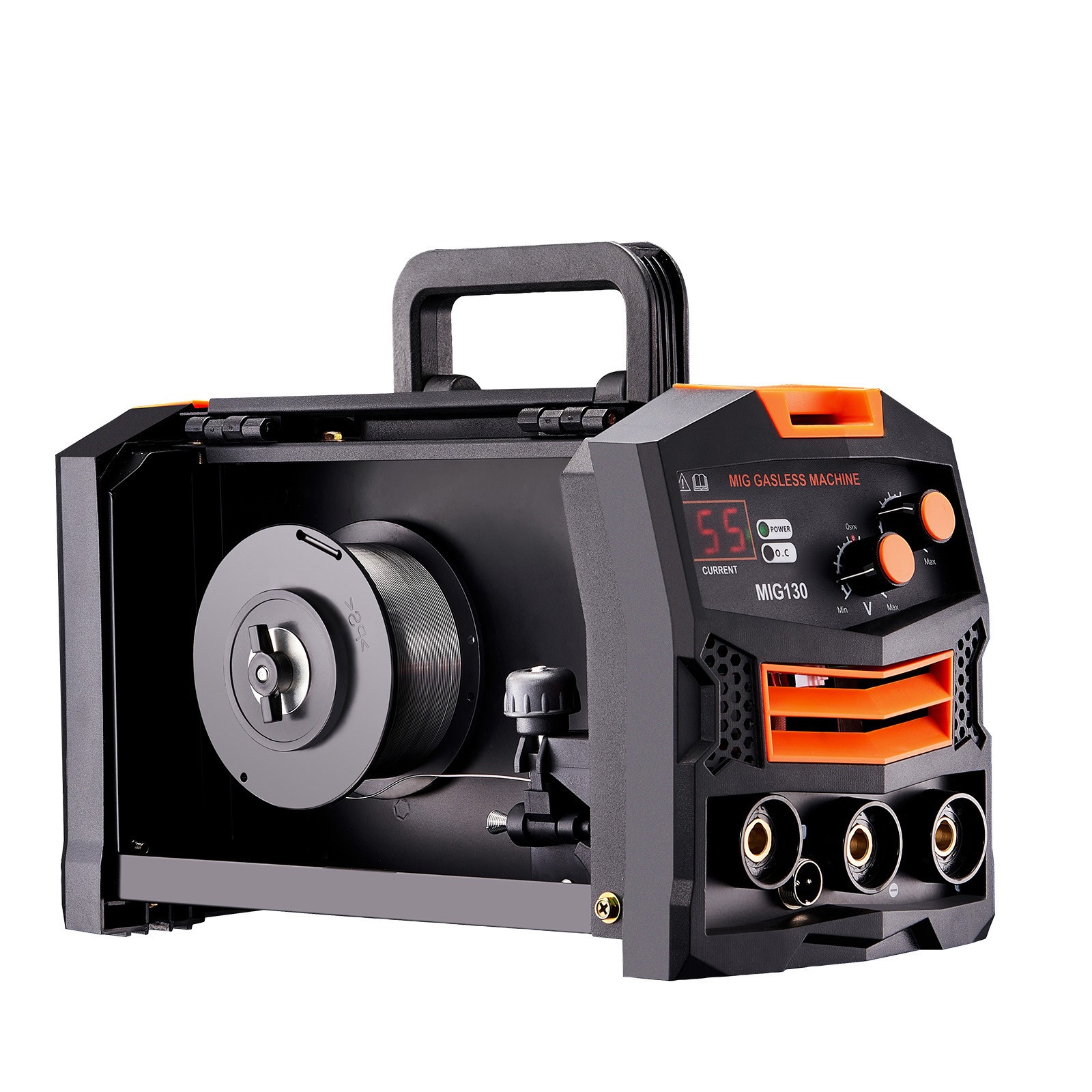 Uimoso 130Amp Gasless Flux Core MIG Welding Machine with IGBT InverterTechnology Uimoso 130Amp Gasless Flux Core MIG Welding Machine with IGBT InverterTechnology