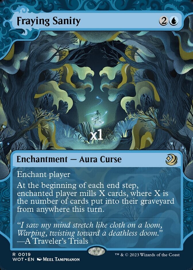MTG Wilds of Eldraine: Enchanting Tales WOT Fraying Sanity MINT