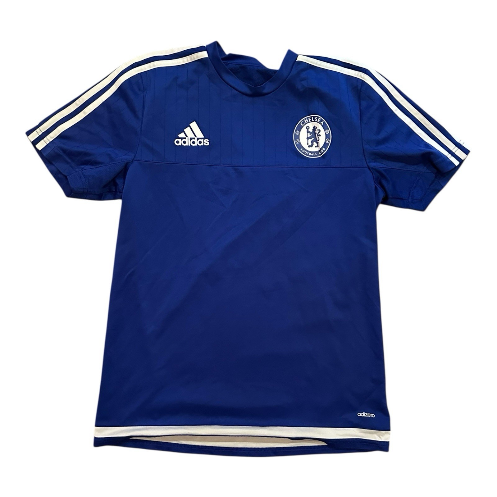 Adidas Chelsea FC Jersey Medium Home Climacool Adizero Double Side Print Rare Adidas Chelsea FC Jersey Medium Home Climacool Adizero Double Side Print Rare