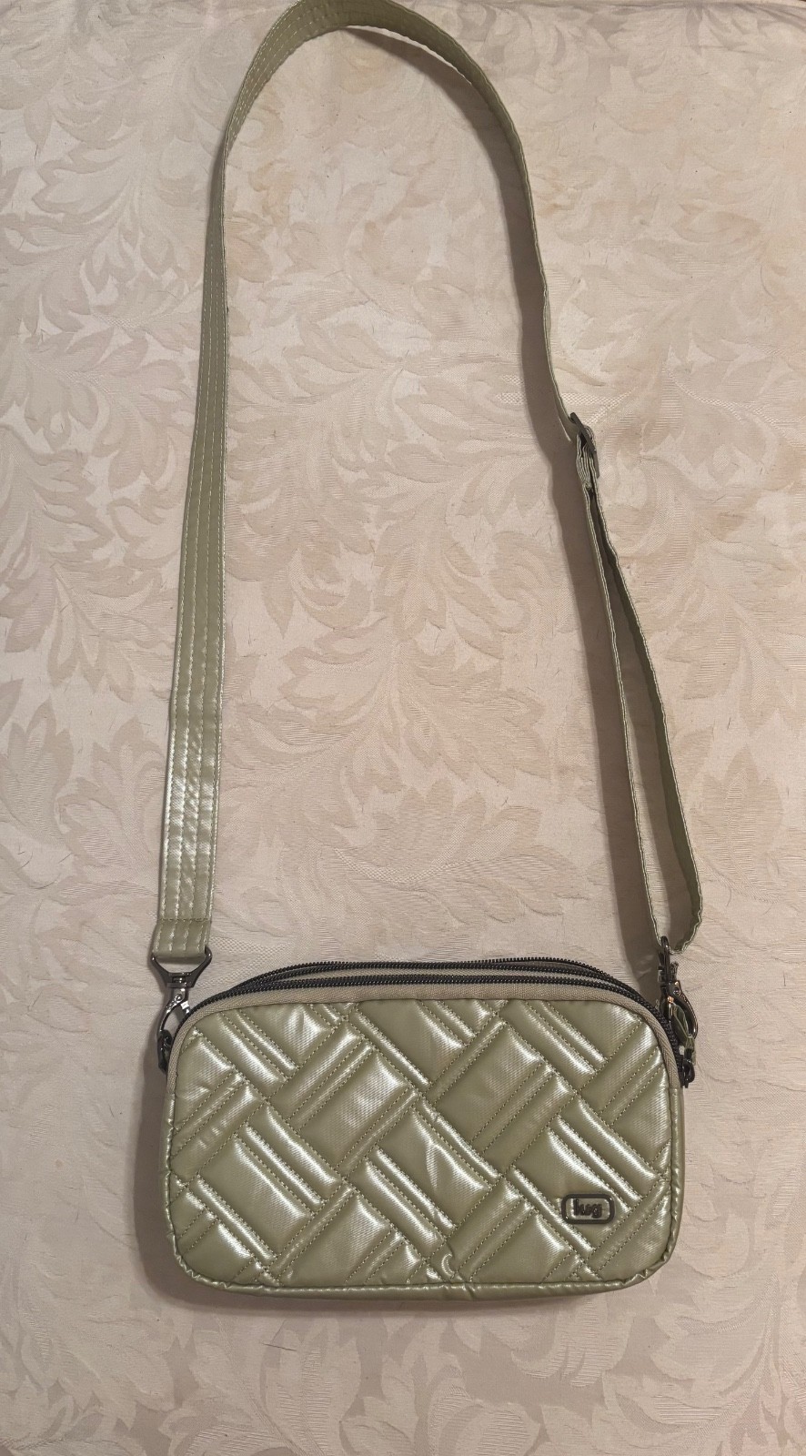 NWOT Lug Coupe XL Crossbody bag pale mint