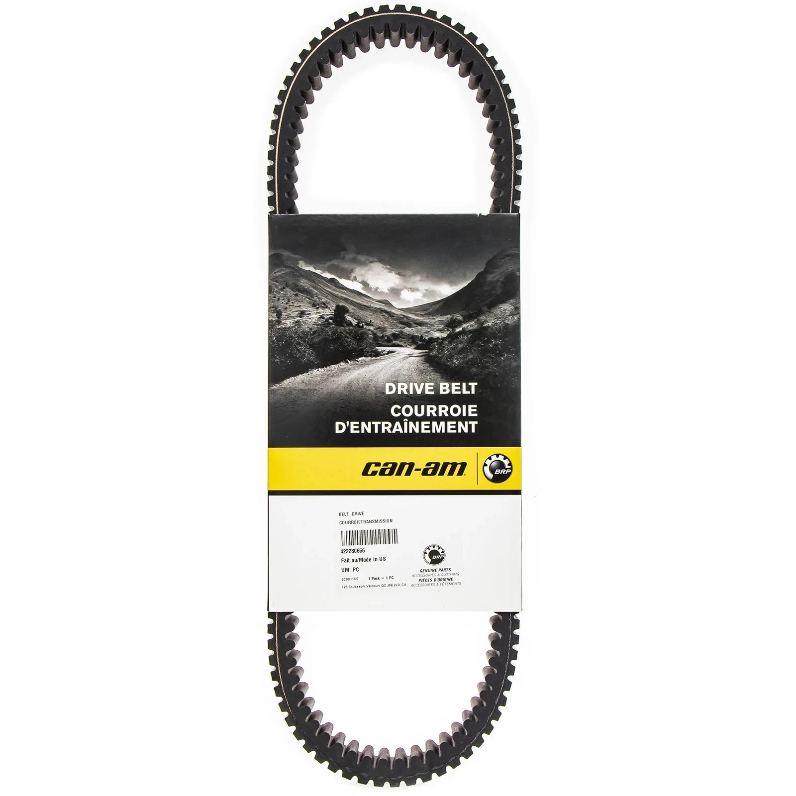 BRP Can-Am Genuine OEM Drive Belt 422280656 Defender HD8 HD10 Maverick Trail