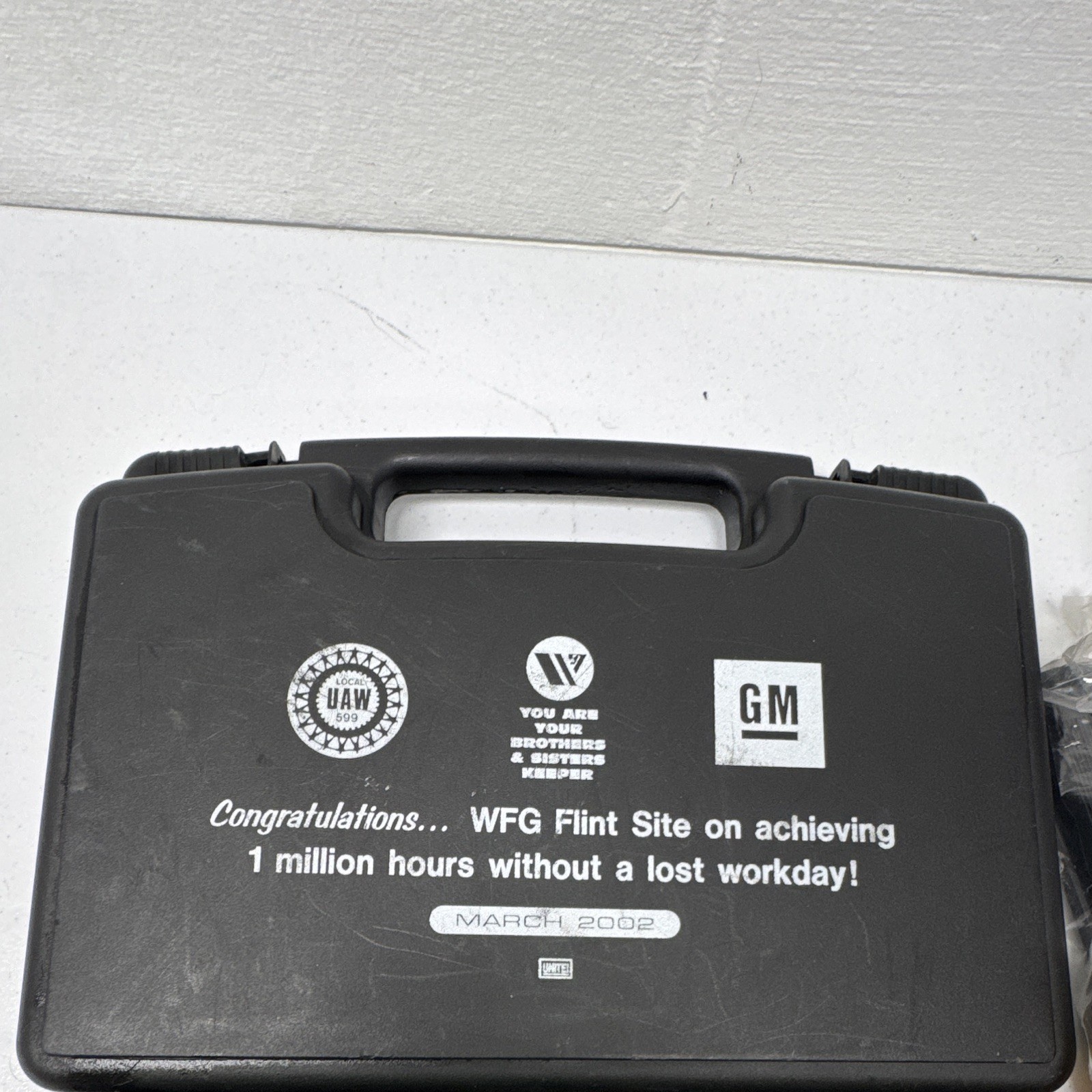 GM Vintage Safety Kit 2002 Case Celebrating A Safety Milestone GM Flint MI GM Vintage Safety Kit 2002 Case Celebrating A Safety Milestone GM Flint MI