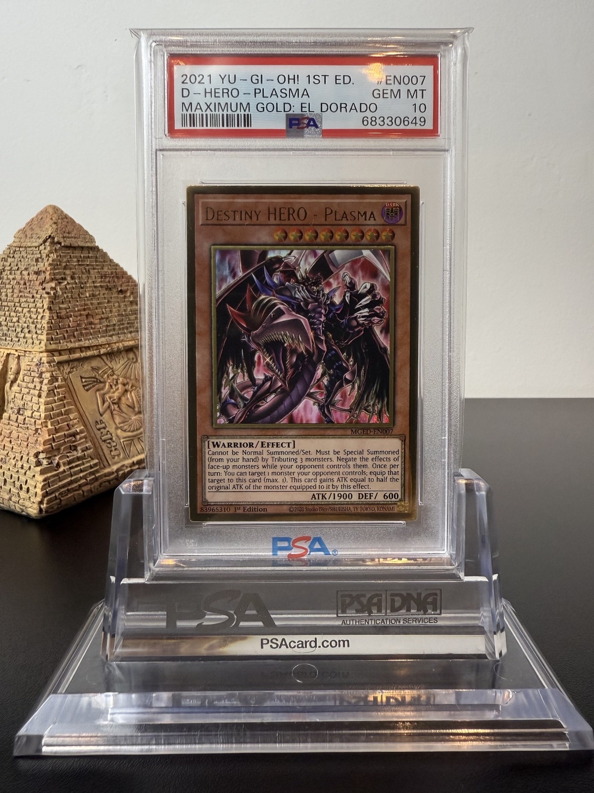 PSA 10 Destiny HERO - Plasma MGED-EN007 Maximum Gold: El Dorado Premium Gold