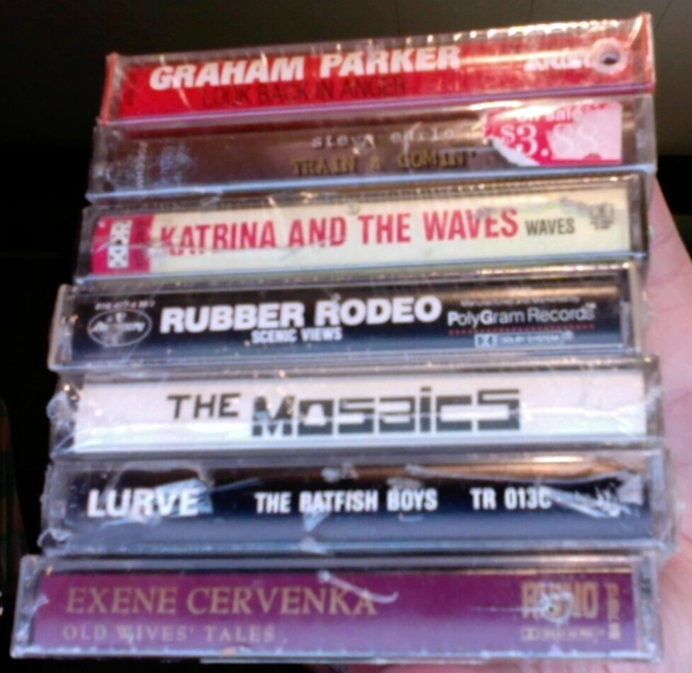Rock cassettes- misc. artists/titles- all sealed- all $1.00-$2.00- create a lot Rock cassettes- misc. artists/titles- all sealed- all $1.00-$2.00- create a lot