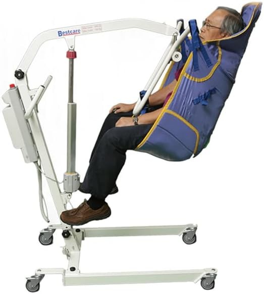 BestCare Arjo Clip Sling Large 600 lb Capacity Size: Medium (Yellow)