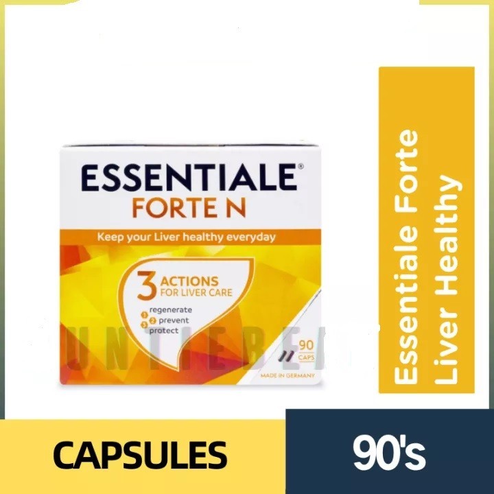 Essentiale Forte N 90 Caps Liver Support 300mg Health Supplement Original