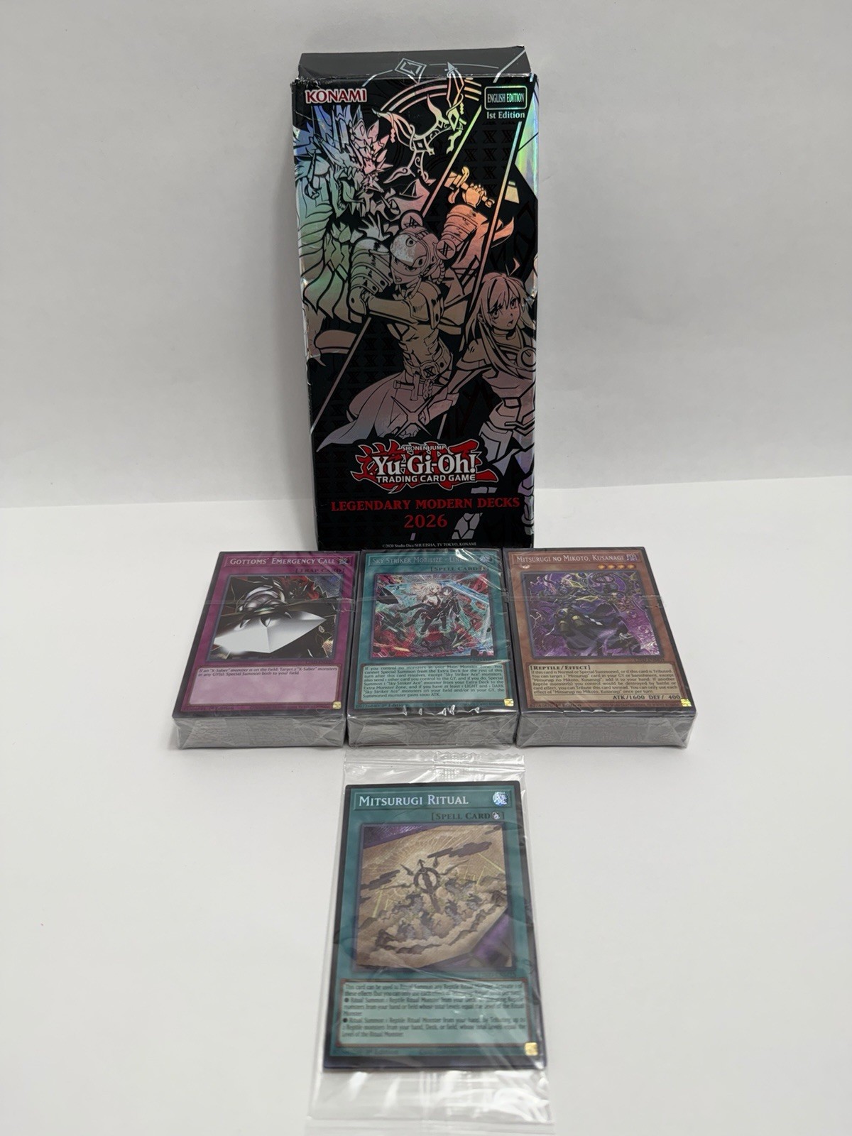 Yu-Gi-Oh TCG Legendary Modern Decks 2026 1st English Card Box Set Yu-Gi-Oh TCG Legendary Modern Decks 2026 1st English Card Box Set