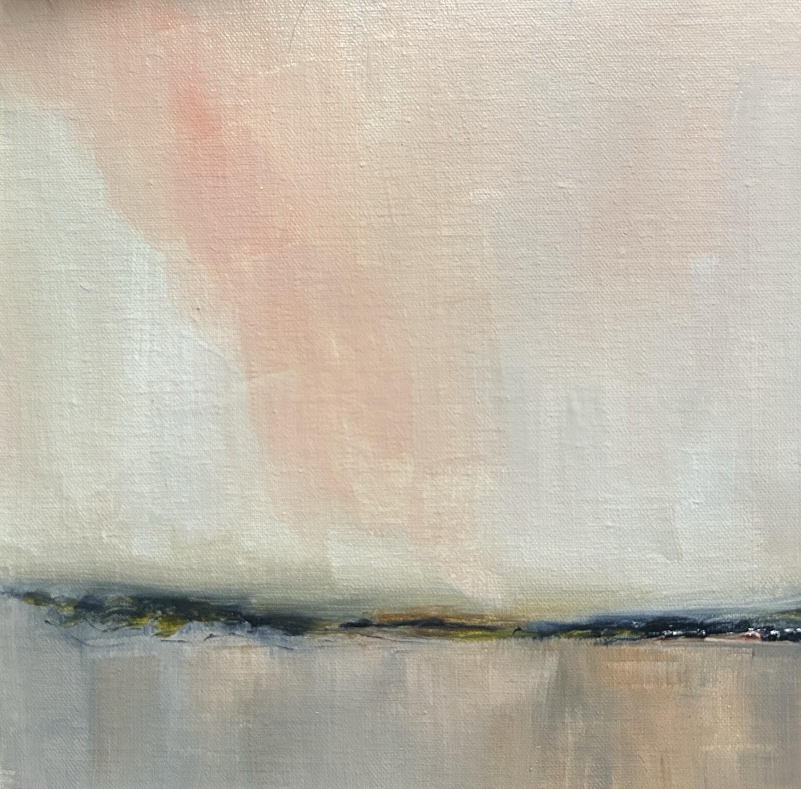 Original painting - UNEXPECTED SHIFT - landscape on linen canvas