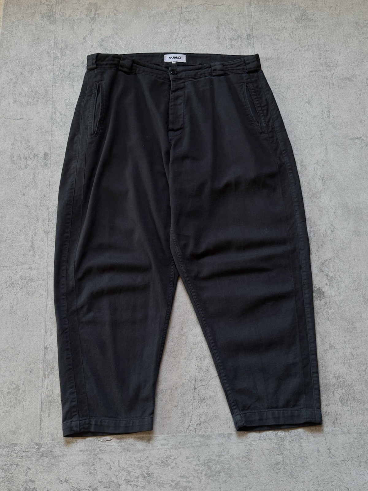 YMC You Must Create Babe Ruth Relaxed Pants Oversize Baggy Fit Skate Black Sz 34