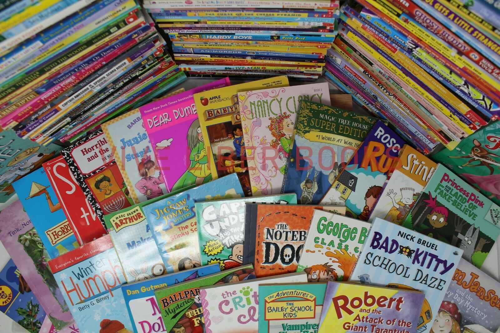 Bulk/Huge Lot of 100 of Children's Kids Chapter Books - Random - Bulk/Huge Lot of 100 of Children's Kids Chapter Books - Random -