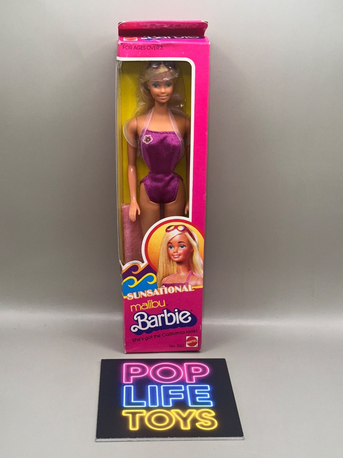 Vintage 1981 Mattel “Sunsational Malibu Barbie” #1067 *NRFB*