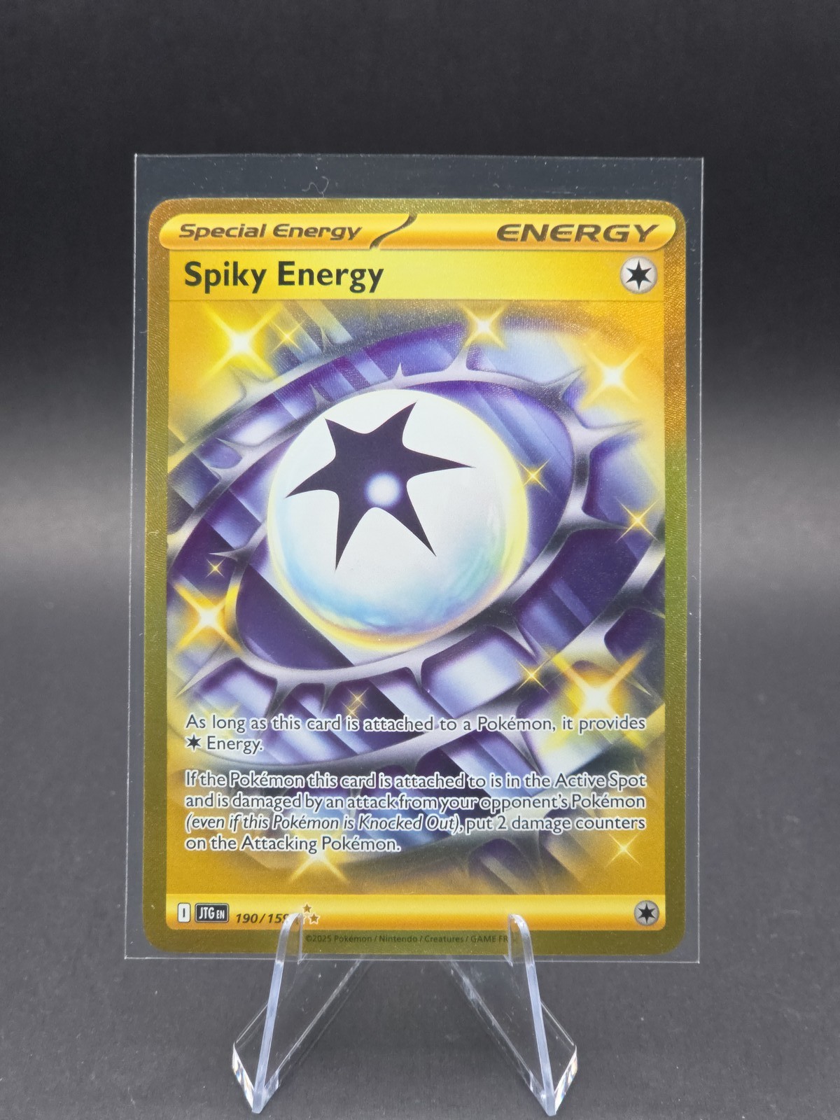 Spiky Energy Journey Together #190/175 Hyper Rare Textured Foil Pokemon TCG Spiky Energy Journey Together #190/175 Hyper Rare Textured Foil Pokemon TCG