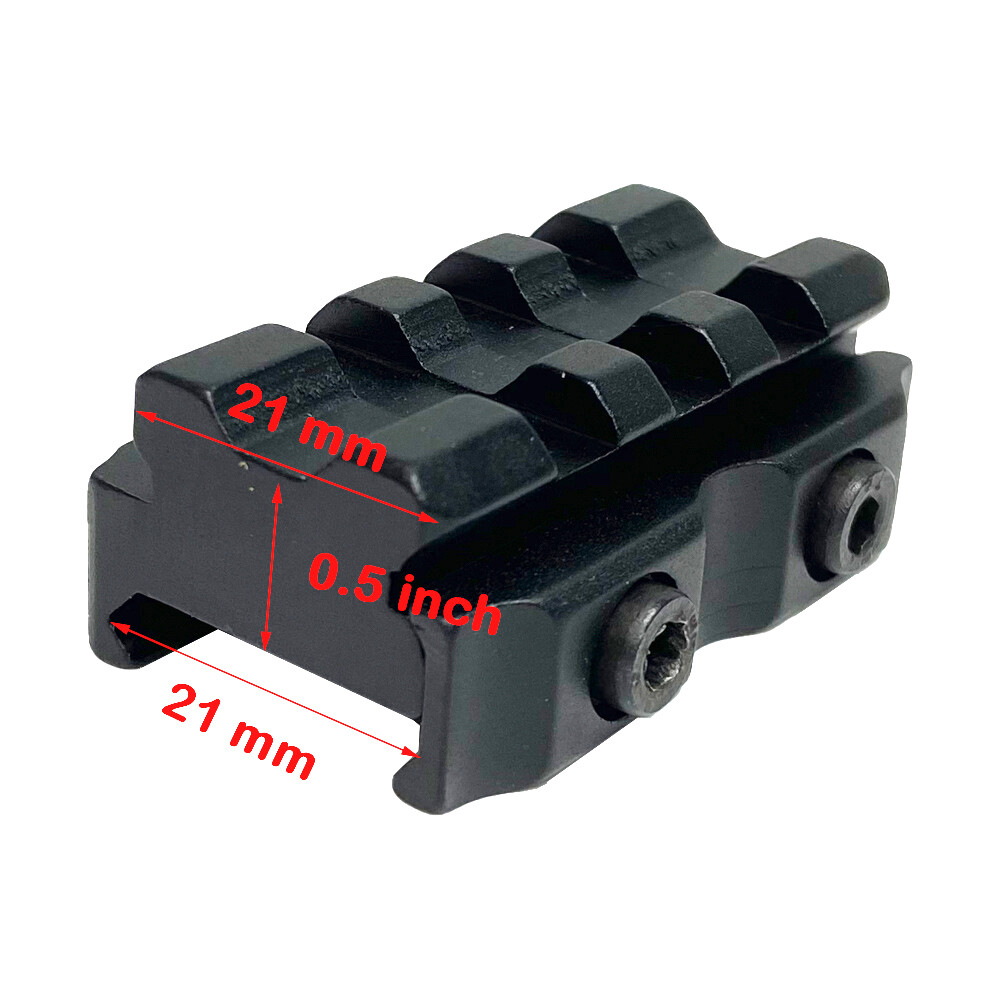3 Slots Riser Mount for Red Dot- Low/ Medium/ High profile for Picatinny Rail