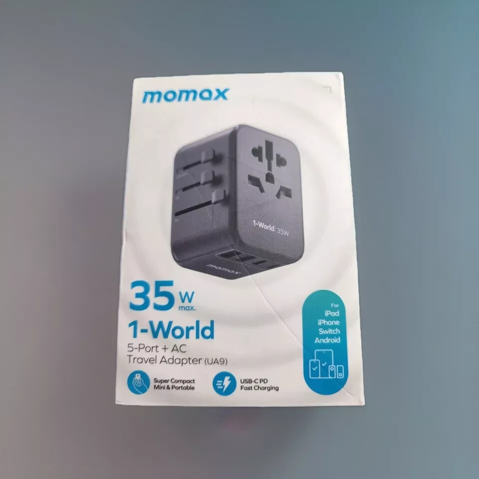 Momax 1-World 5 Port AC Adapter BRAND NEW Momax 1-World 5 Port AC Adapter BRAND NEW