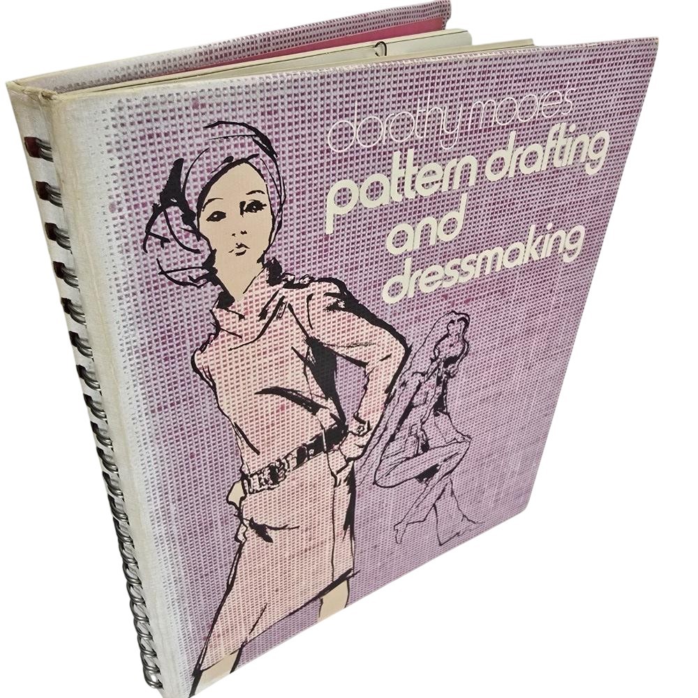 Dorothy Moore Pattern Drafting & Dressmaking HC Spiral 1971 Sewing Book Vtg Dorothy Moore Pattern Drafting & Dressmaking HC Spiral 1971 Sewing Book Vtg