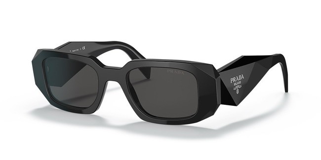 Prada PR17WS 1AB5S049 Women\'s Sunglasses 49 mm Black / Dark Grey Lens Prada PR17WS 1AB5S049 Women\'s Sunglasses 49 mm Black / Dark Grey Lens