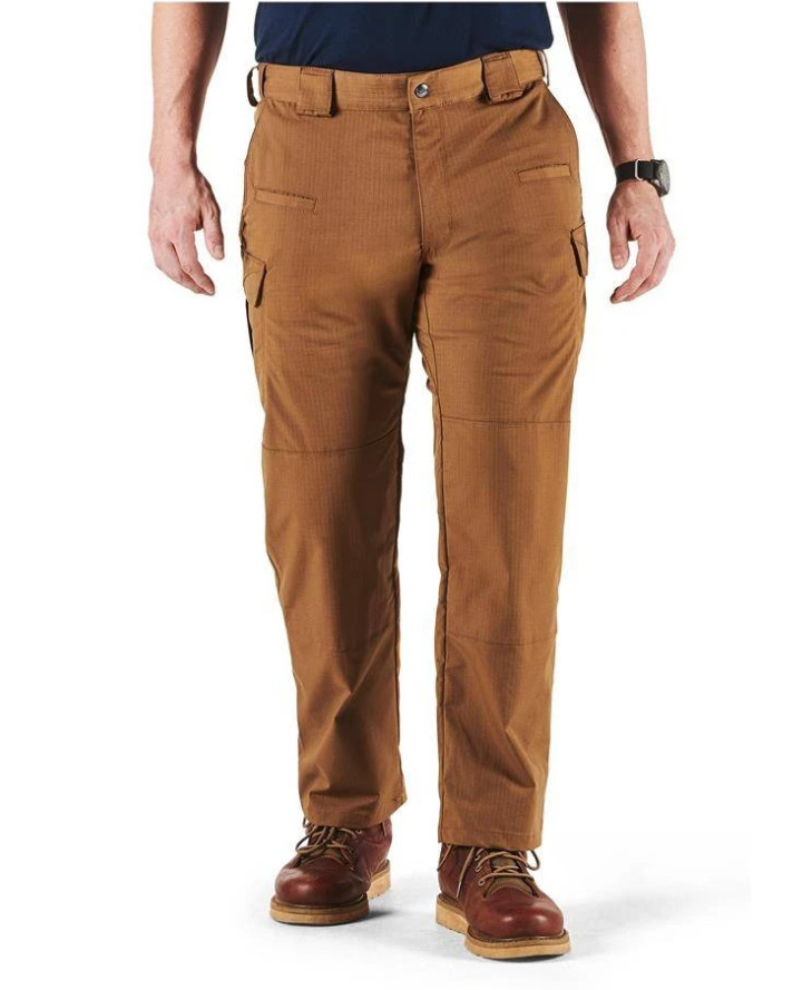 5.11 Stryke Pants Men\'s Battle Brown Tactical Cargo Pants Flex-Tac Ripstop