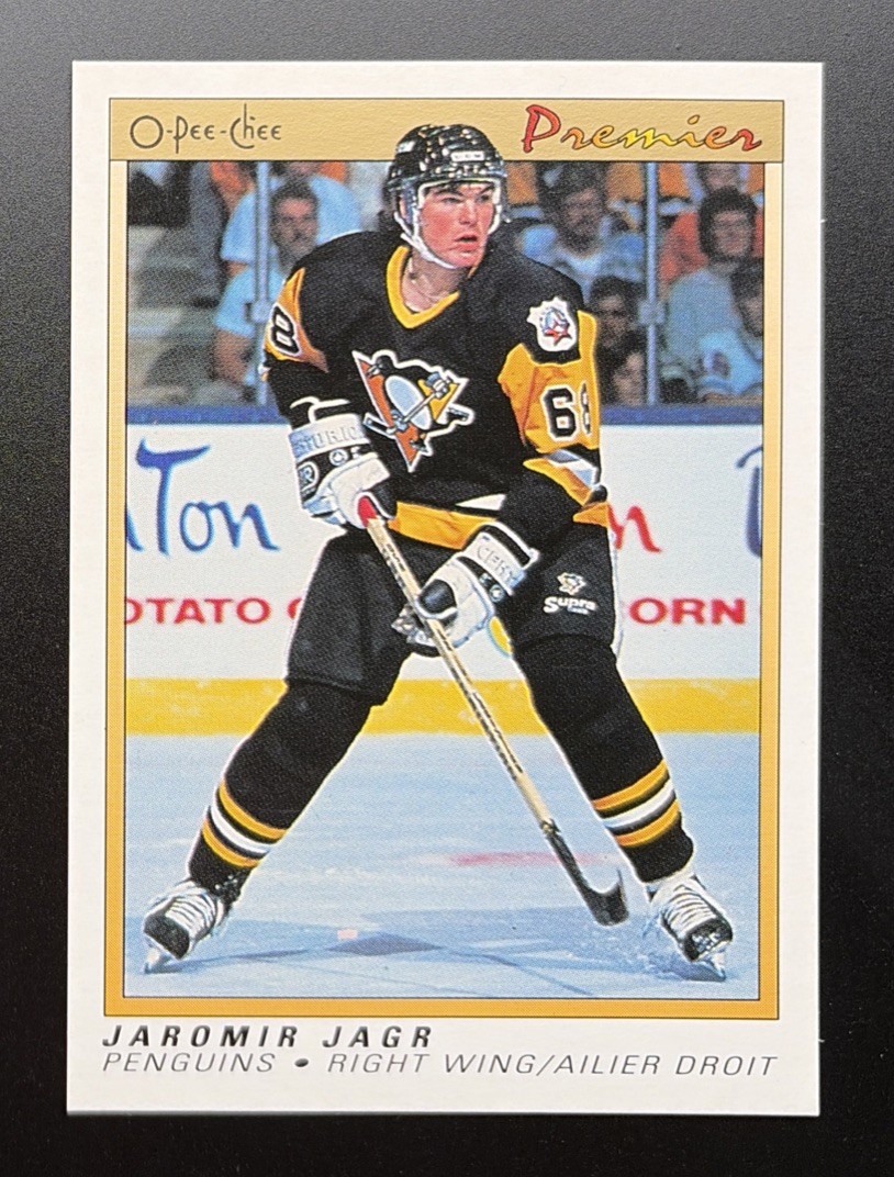 1990-91 O-Pee-Chee Premier - Jaromir Jagr #50 (RC) 1990-91 O-Pee-Chee Premier - Jaromir Jagr #50 (RC)