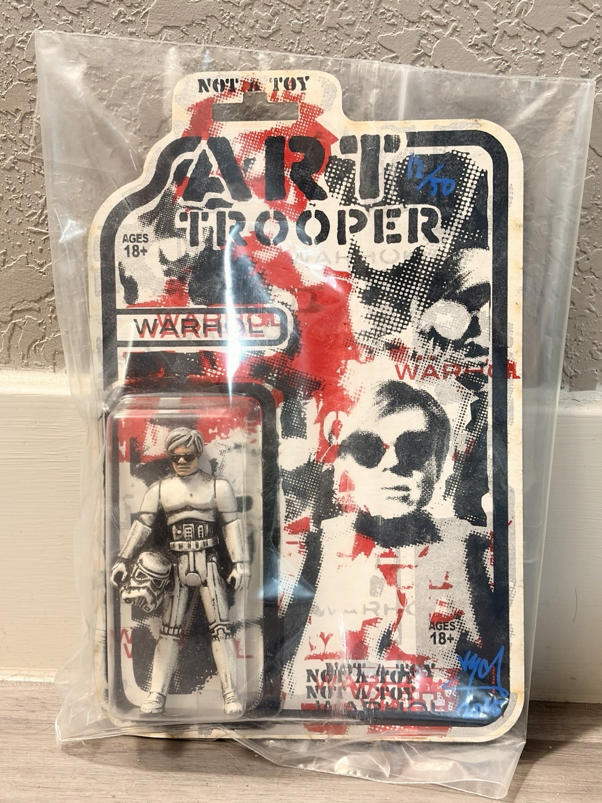 SDCC 2015 DKE Toys Art Trooper Series Warhol by RYCA  LE 12/50 Signature VHTF