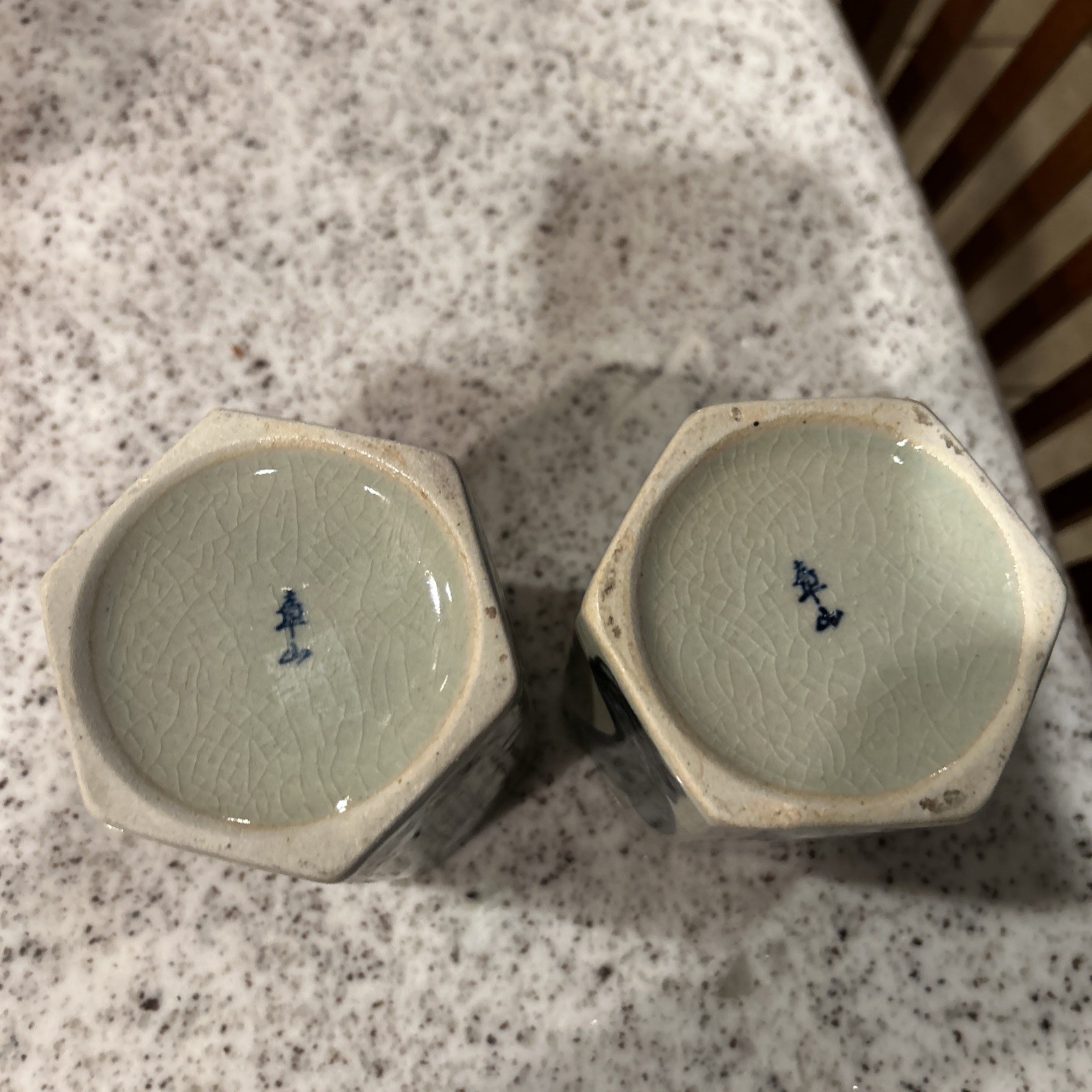 Antique vases Japan region 