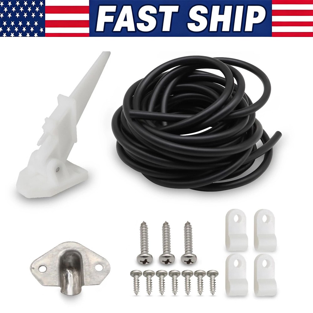 18PCS Marine Boat Speedometer Kit 80MPH 20FT Tube Pitot Pickup Tube US Stock🔥