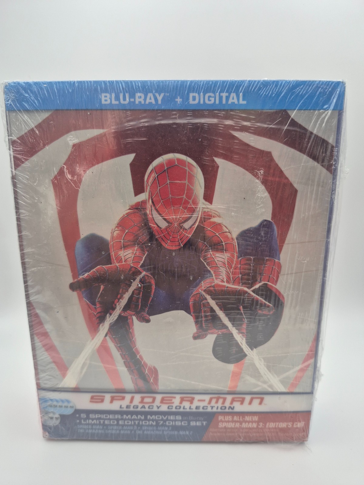 Spider-Man Legacy 5-Movie Collection Blu-ray BestBuy SteelBook ULTRA RARE OOP Spider-Man Legacy 5-Movie Collection Blu-ray BestBuy SteelBook ULTRA RARE OOP