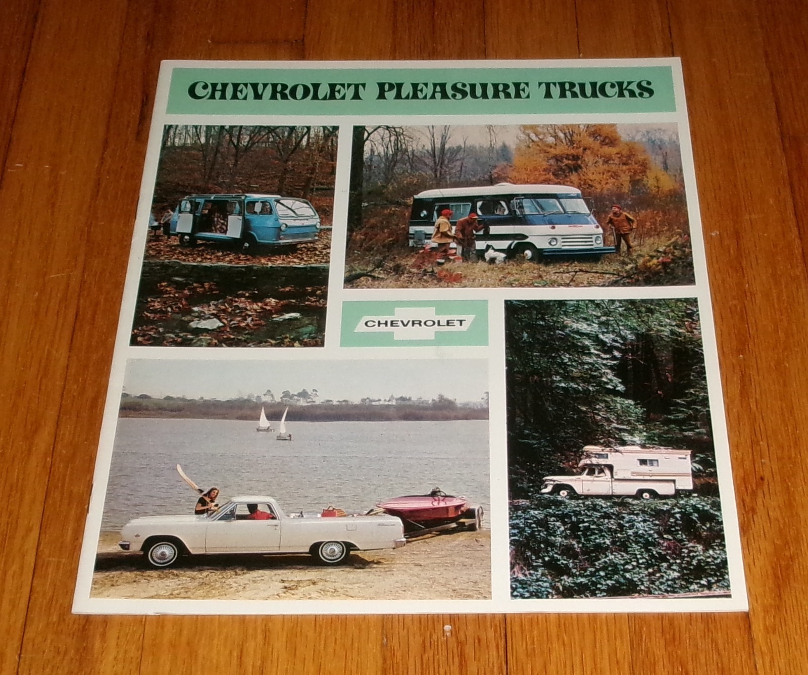 Original 1965 Chevrolet Pleasure Truck Sales Brochure Pickup El Camino Camper