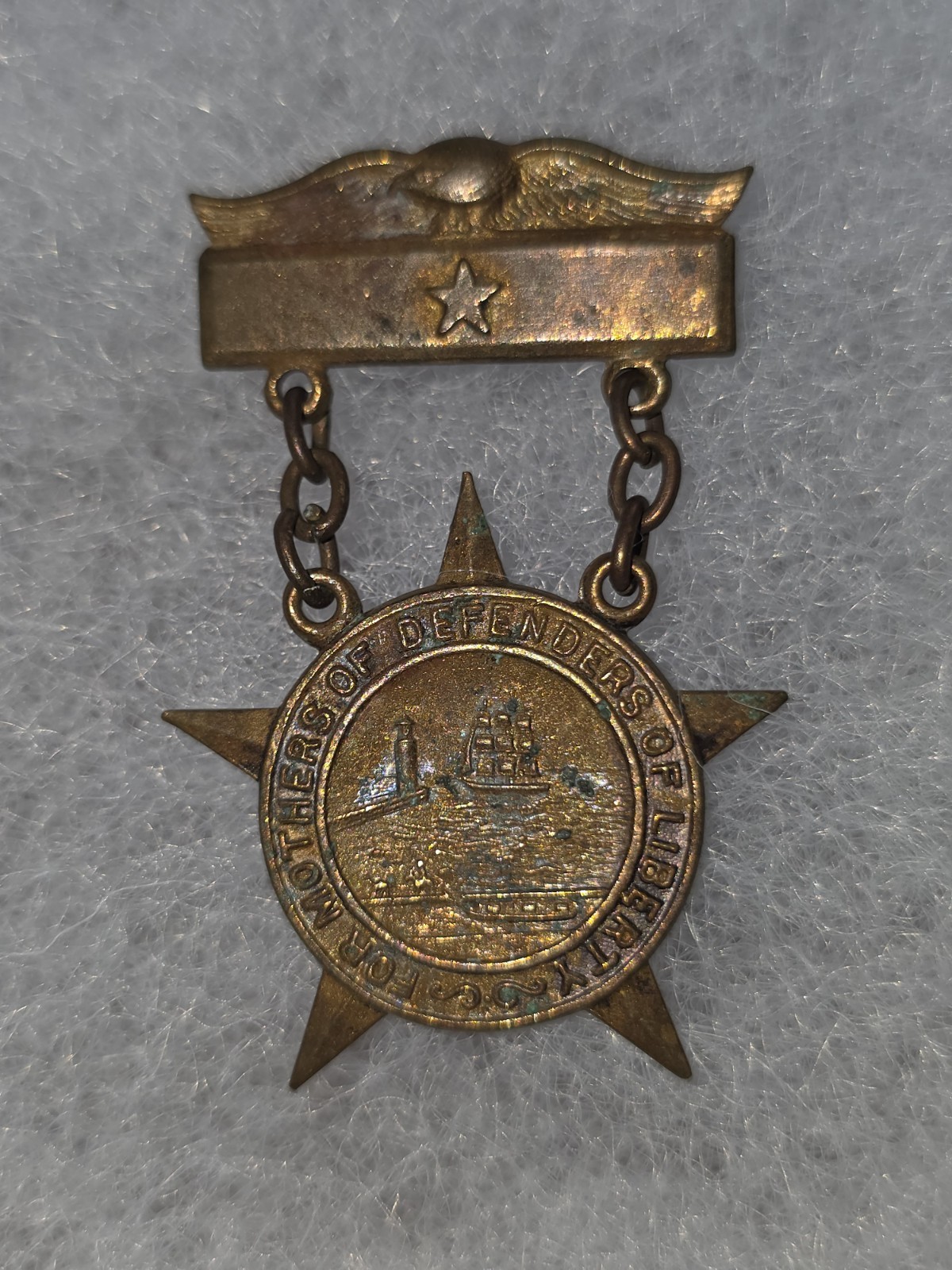 1918 WWI Mothers of Defenders of Liberty Medal-Buffalo New York NY-World War