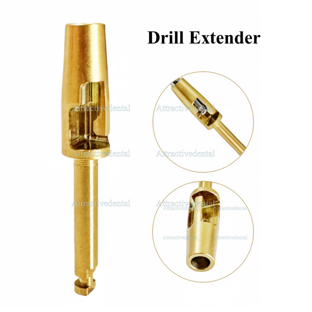 Dental Universal Drill Extender Implant Drills Bur Length Extension Bar Rod Tool