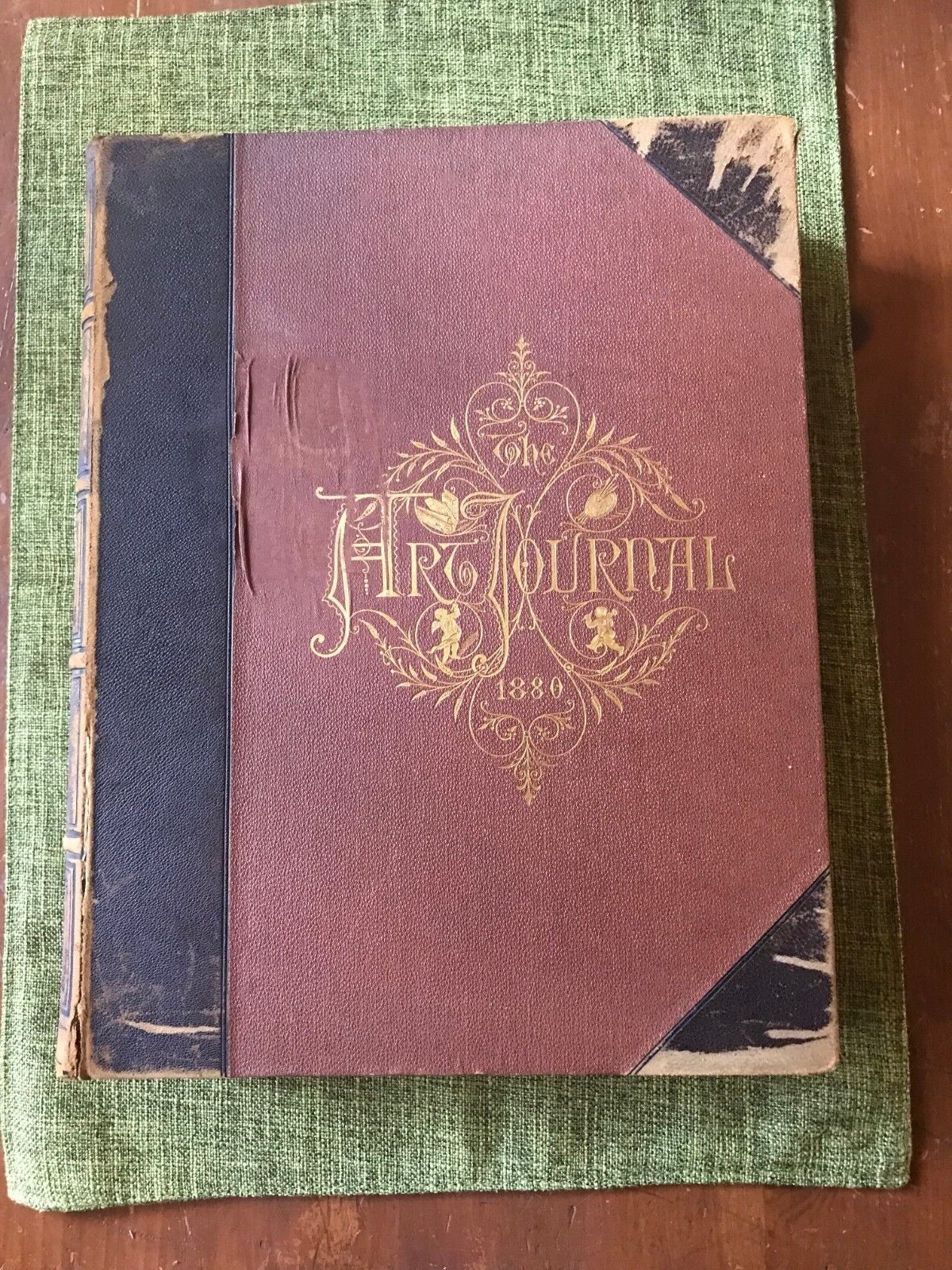 Art Journal for 1880, D.Appleton, leather XF engraved plates/paper NO FOXING Art Journal for 1880, D.Appleton, leather XF engraved plates/paper NO FOXING