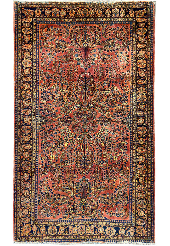 4x7\' Authentic Perrsian Sarouuk Rug 1930\'s # F-6499