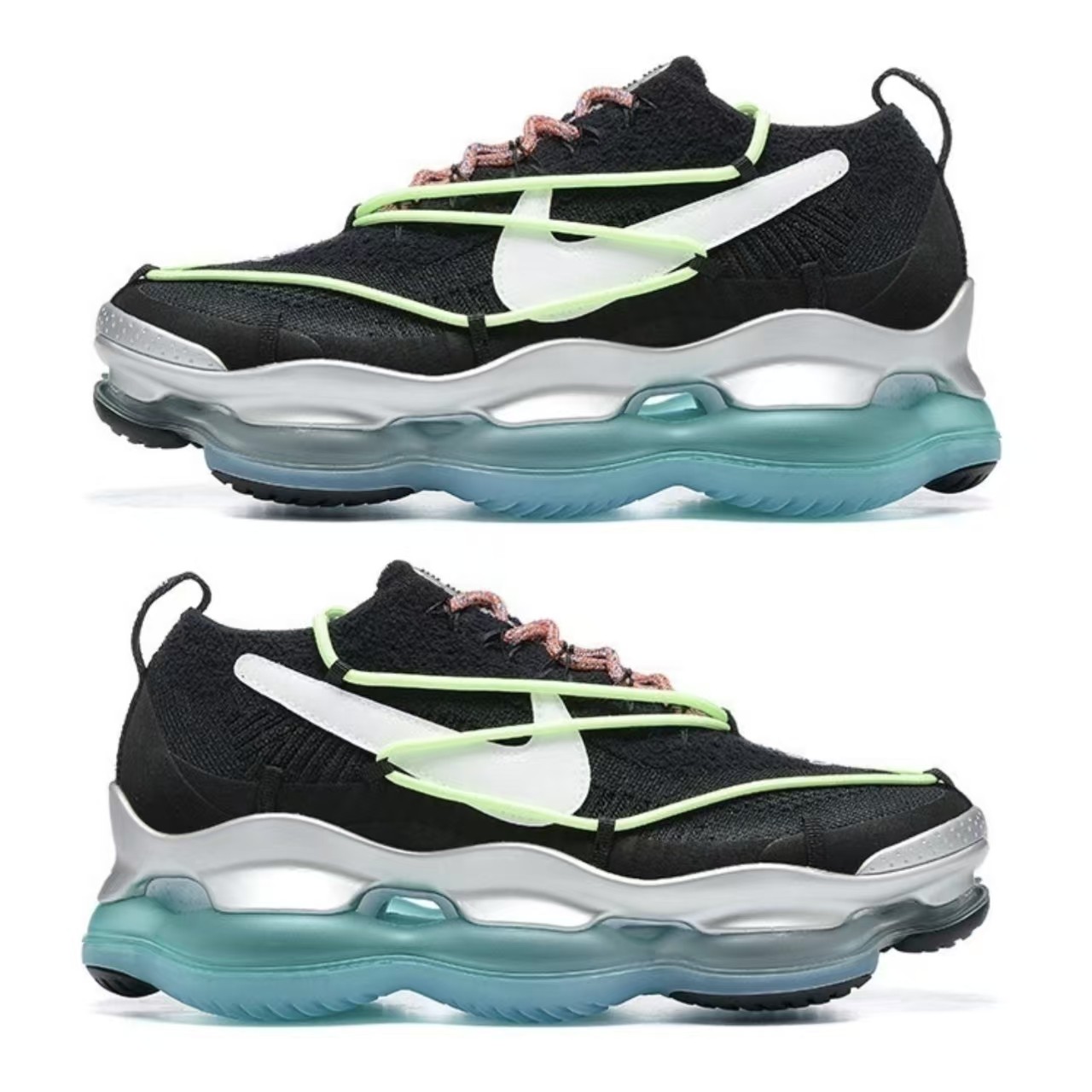 Nike AIR MAX SCORPION FK 2022 Men\'s Black White Silver Sneakers FN8884-013 