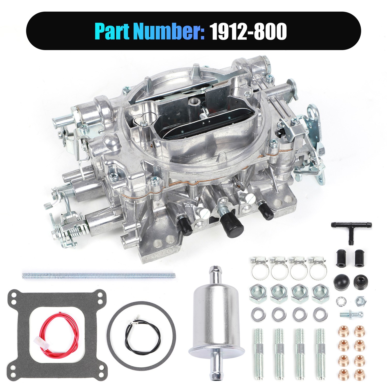 1912-800 Cfm Thunder Series Avs Carburetor AVS2 4-Barrel with Manual Choke Type 1912-800 Cfm Thunder Series Avs Carburetor AVS2 4-Barrel with Manual Choke Type