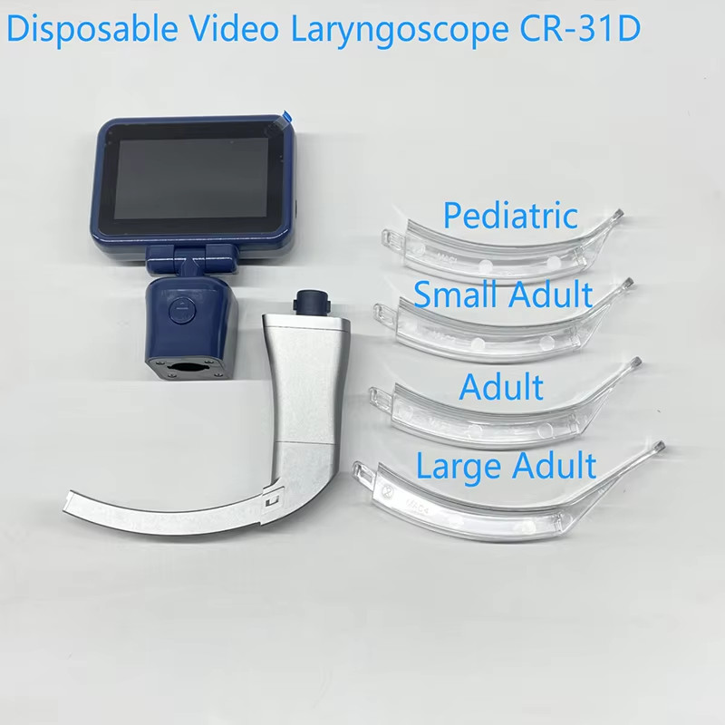 3.5-inch Screen Video Laryngoscope with disposable blades