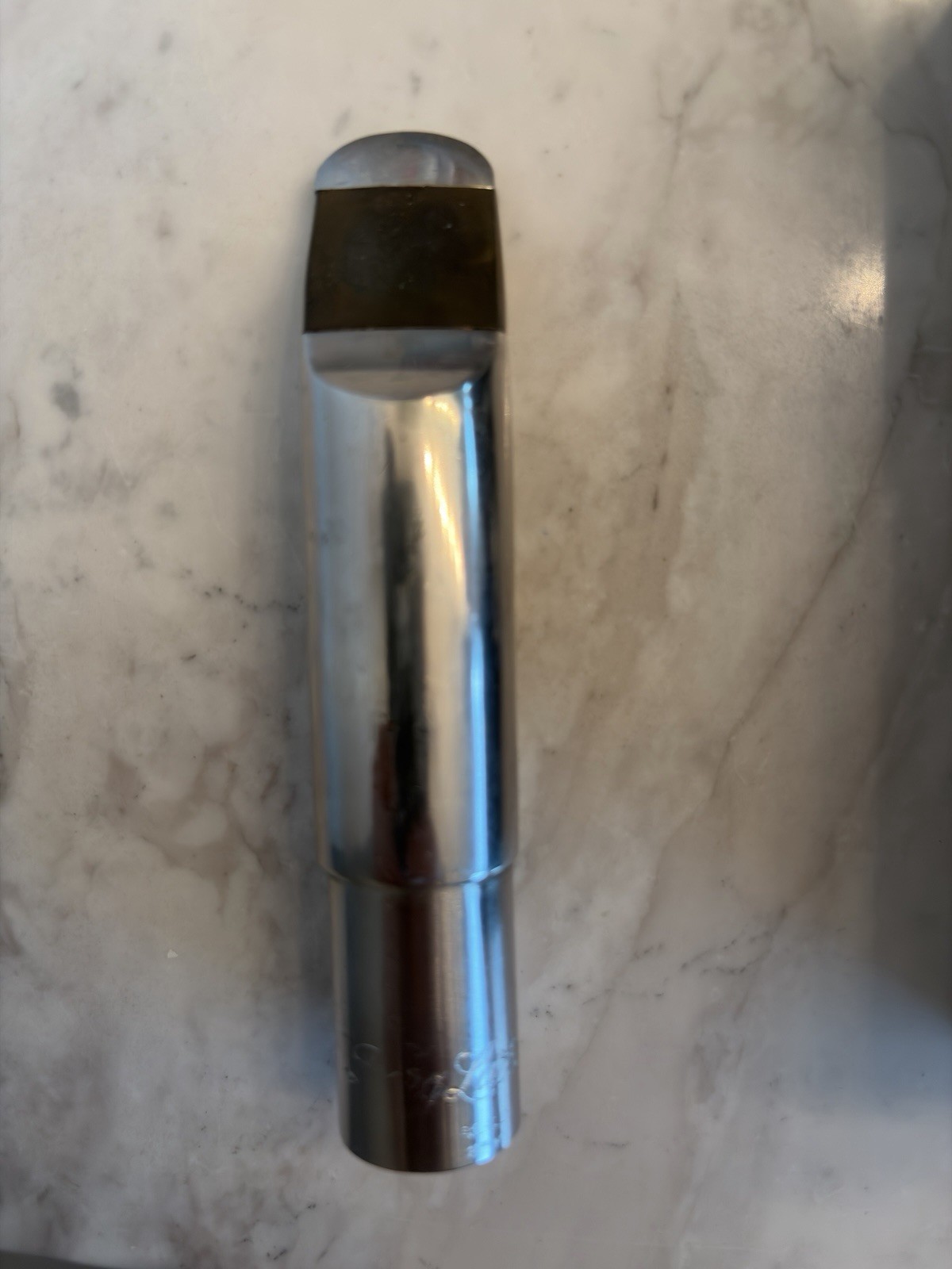 Vintage  Fat Body Berg Larsen Tenor Saxophone Mouthpiece 105/2 M Denim Table