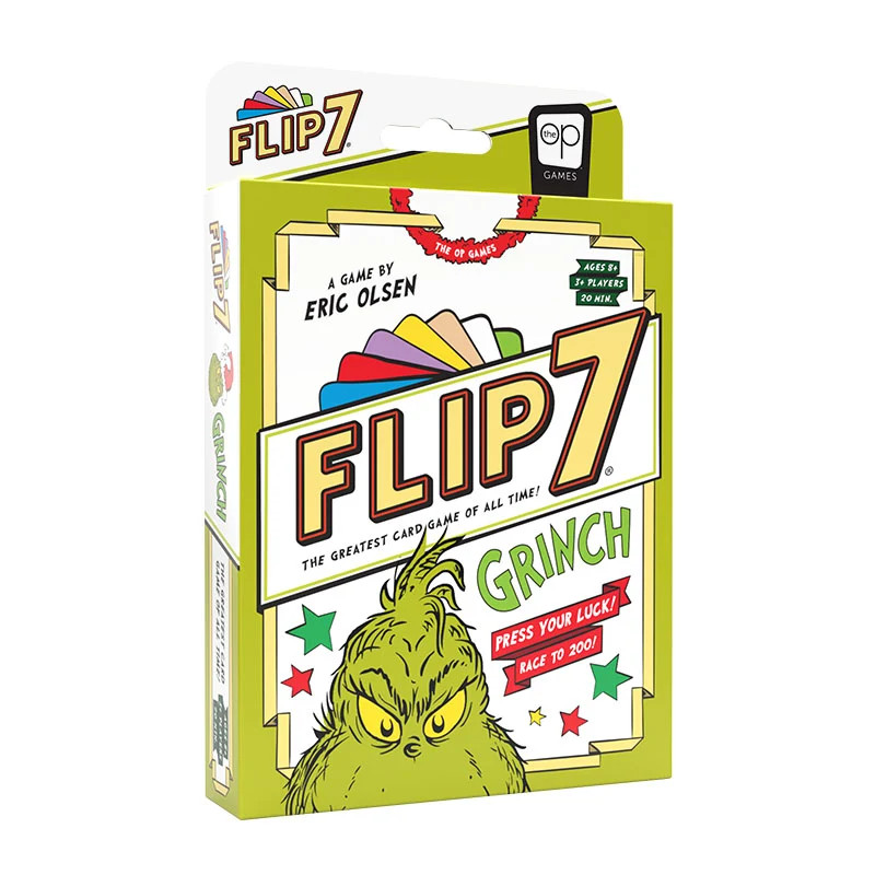 USAOPOLY - Flip 7 Card Game: Grinch Edition | Card Game