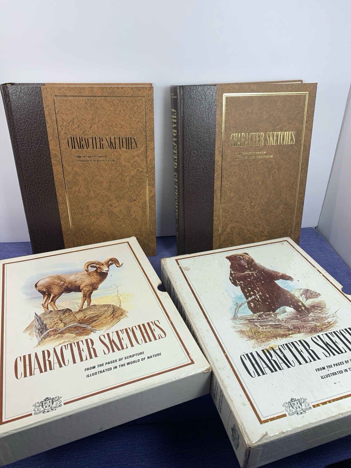 Character Sketches From The Pages of Scripture Volumes 1 + 2 with Box Covers 1st