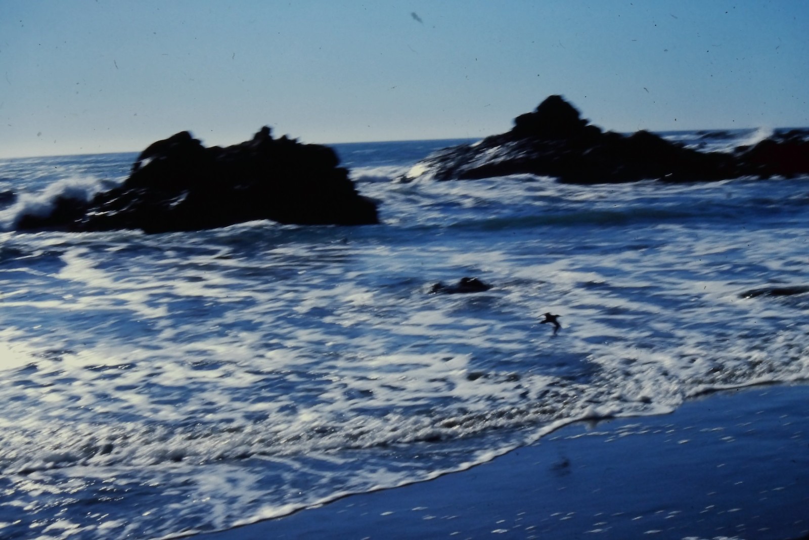 1978 Ektachrome 35mm Slide, Cambria California, Ocean Waves Rocks Kodak beach 1978 Ektachrome 35mm Slide, Cambria California, Ocean Waves Rocks Kodak beach