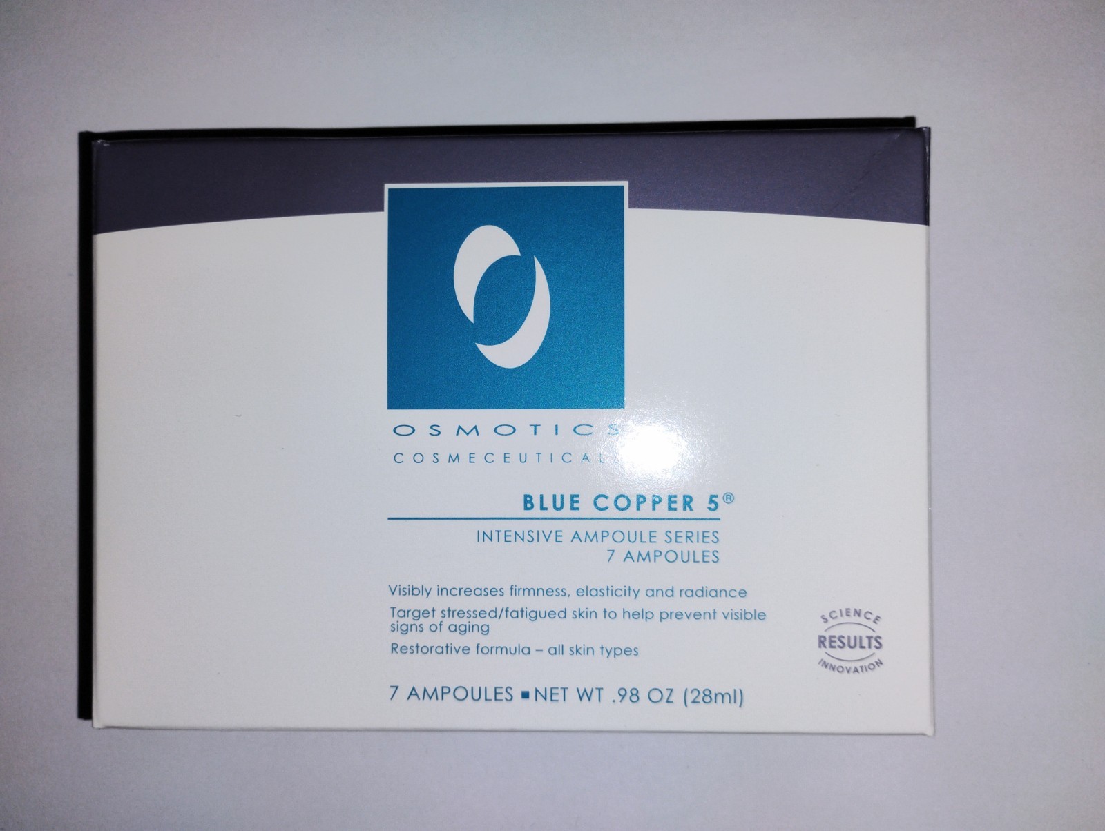 Osmotics Blue Copper 5 Intensive Ampoule Series - 7 x 0.14 oz treatments NEW