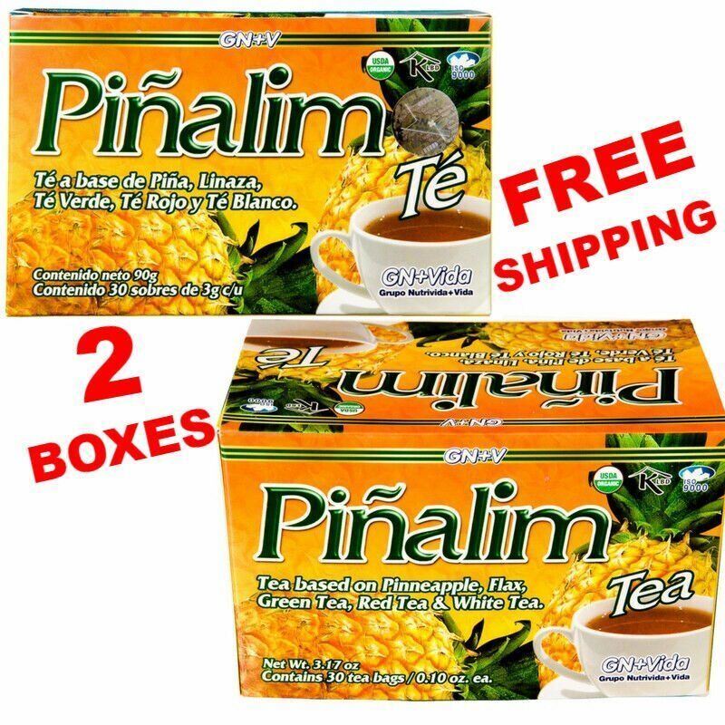 2 Te Pinalim Tea GN+Vida ENVIO GRATIS 60 days Pinalim Pineapple Diet  